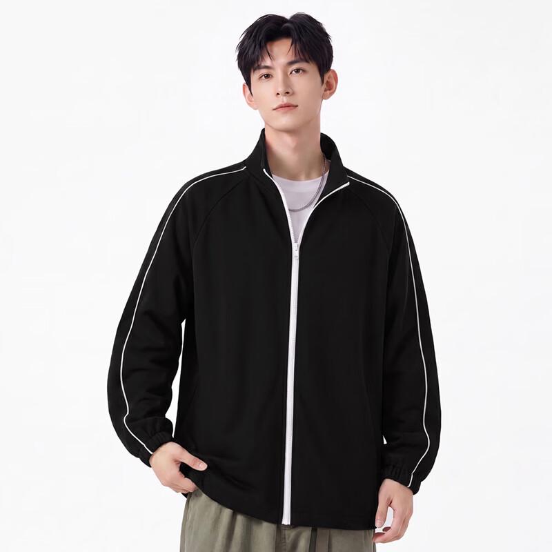 JEEP Men's Stand-Collar Casual Zip-Up Jacket