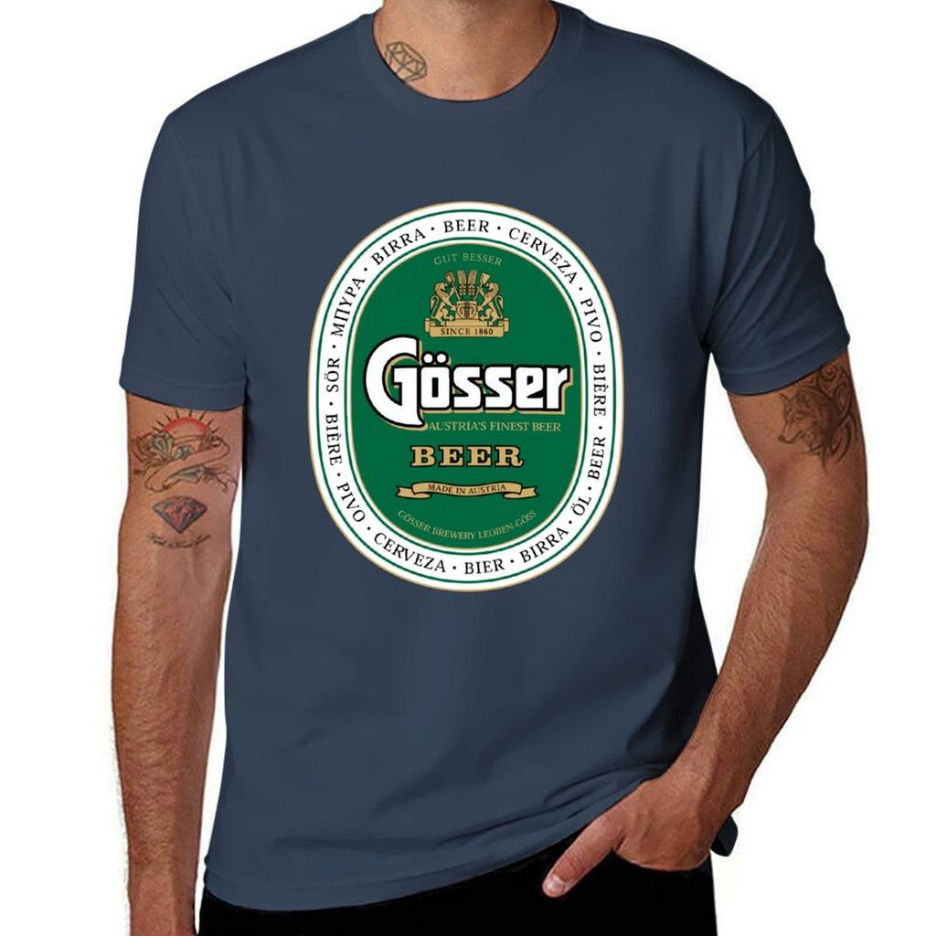 Футболка Gosser Brewing Базовая однотонная для весны и лета