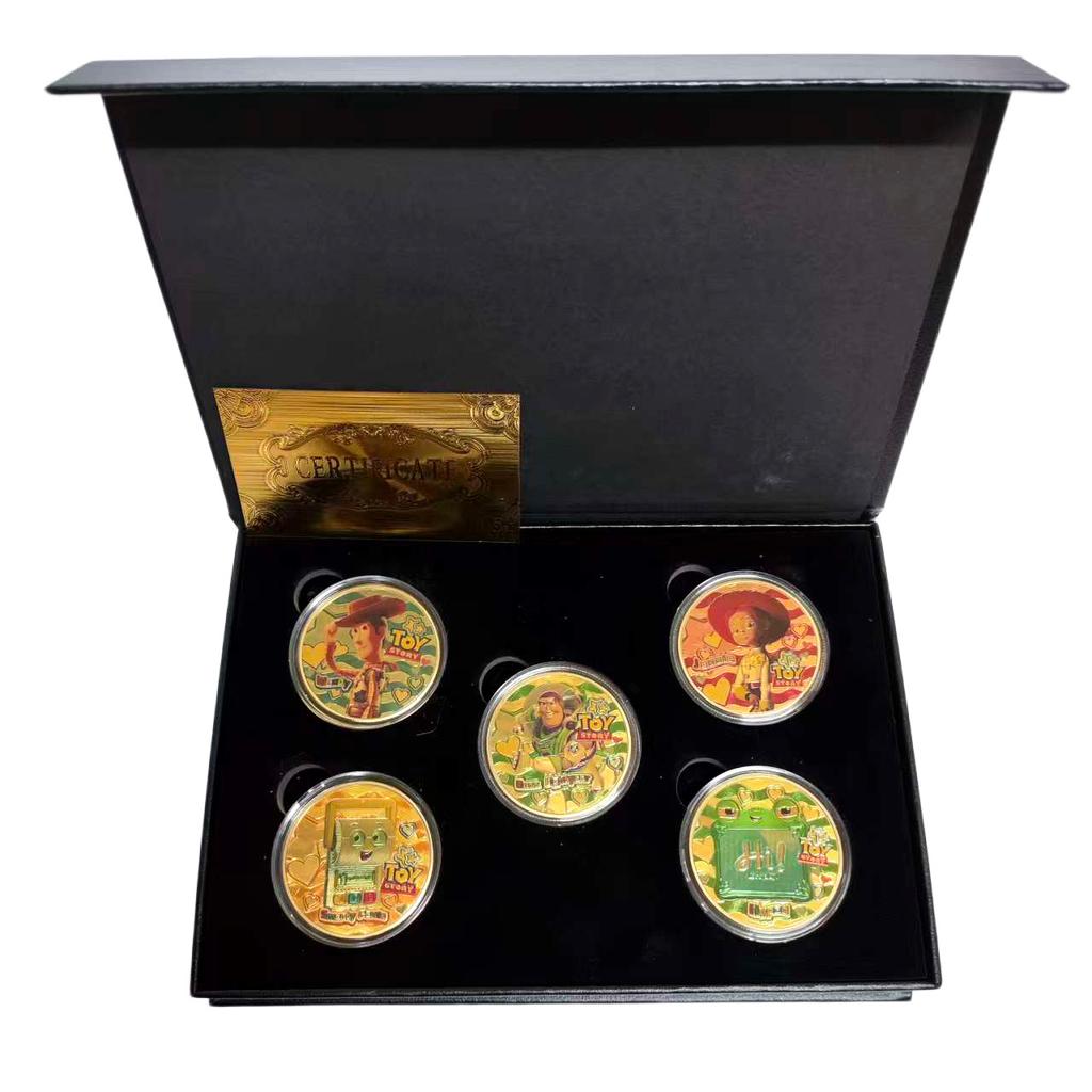Toy commemorative coins, anime merchandise, metal coins, die-casting badges, trendy millet gifts, collection