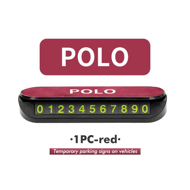 For Volkswagen VW Car Styling YKSE4U Temporary Parking Card Phone Number Card Plate mk6 CC B5 B6 B7 Golf 4 5 6 7 Scirocco Sagitar