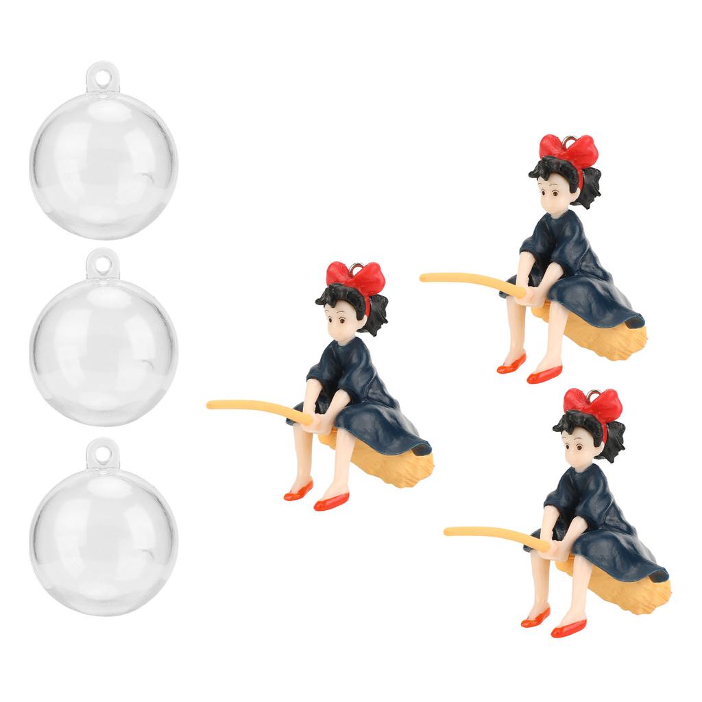 Little Witch Fish Tank Decorations Cute Floating Little Witch Aquarium Decorations for Fish Tank