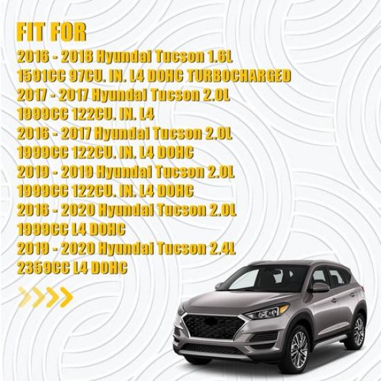 For 2016- Tucson Hyundai LH RH Front Door Fender Mirror Molding Corner Trim