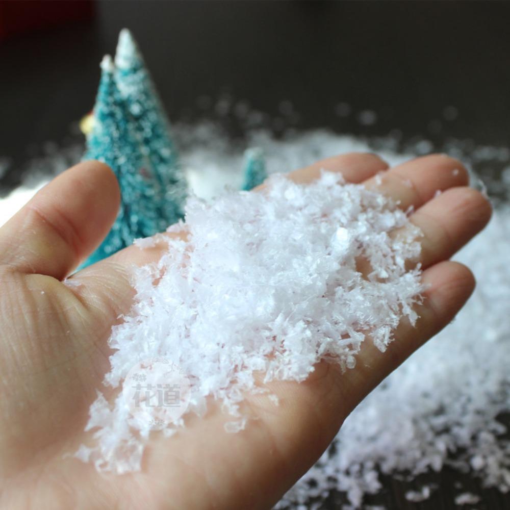 50g Artificial Snow Snowflakes Iridescent Xmas Magic Snow Gift Dry Snow Powder