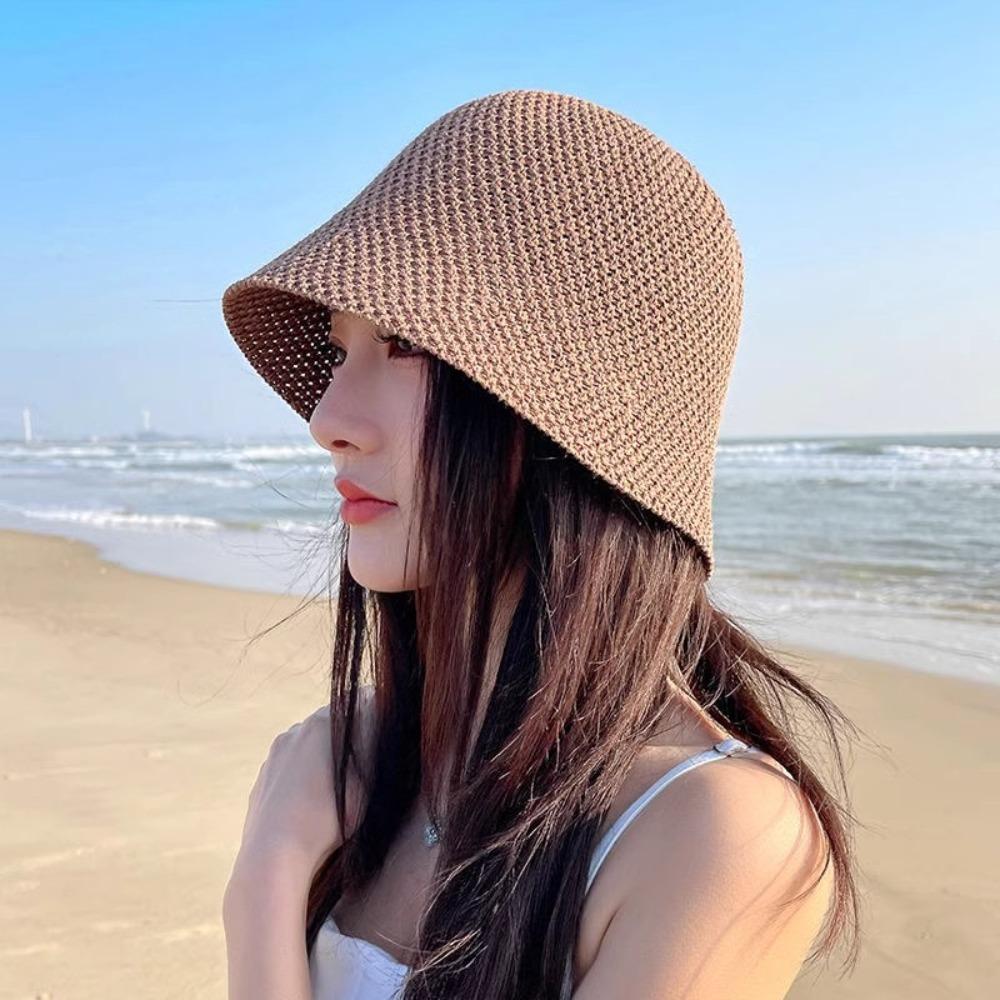 Полая шляпа-чаша дышащая пляжная кепка новая кепка от солнца для улицы