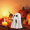 Halloween Spooky Statue - Ghost Resin Statue, a Cute Finger Ghost Ornament That Is Perfect for Indoor and Desk Decoration