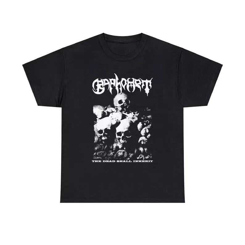 Бафомет Смертельный Метал Футболка Винтажная Gorguts Mortician Dying Fetus Morbid Angel Унисекс Футболка