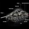 Military WW2 Leopard 2A7 Heavy Tank Building Blocks Technical Merkava Main Battle Tank Army Weapons Bricks Toy For Children Gift