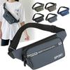 New Waist Bag for Men's Leisure Sports Outdoor Running Mobile Phone Bag Fashionable Waterproof Labor Waist Bag