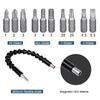 Bosch Professional Screwdriver Bit Flexible Shaft 11Pcs Kit 200mm 300mm Screwdriver Bits Flexible Shaft Kit 360°Omni-direction 11Pcs Kit