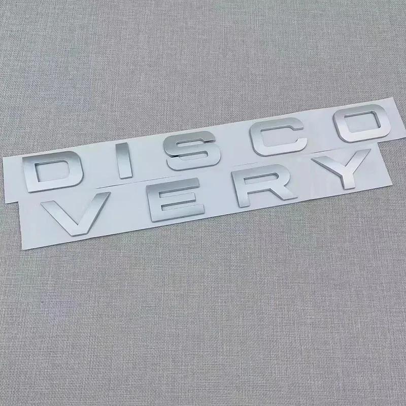 Car Bonnet Rear Trunk Logo Letters Badge 3D Emblem Sticker For Land Rover Discovery 2 3 4 Range Rover Freelander SV SVR Velar jvhn2
