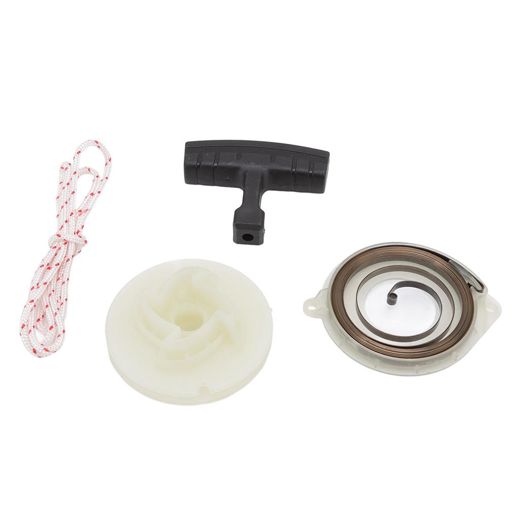 Starter Pulley Replacement Pull Start Pulley Spring Grip Rope Kit for Husqvarna 445e 450 455 460