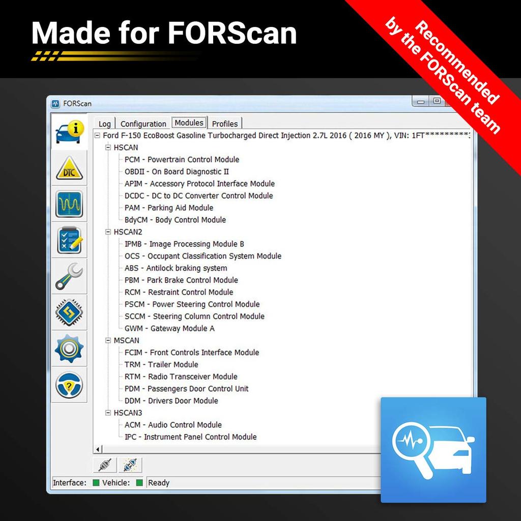 OBDLink Адаптер EX FORScan OBD