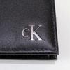 Кошелек с монетницей, настоящий логотип ck, монетница и 31KJ130003 [Calvin Klein] Двустворчатый кошелек, кожа, пластина, кошелек, мужской женский, (ЧЕРНЫЙ) [Использовал]