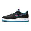 Nike Air Force 1 07 LV8 Miami Nights Мужские кроссовки черные светло-синие-ярость белые DD9183-001