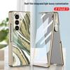 Складывающийся чехол Samsung Z Fold7 Мрамор: Стильная и модная стеклянная крышка для женщин