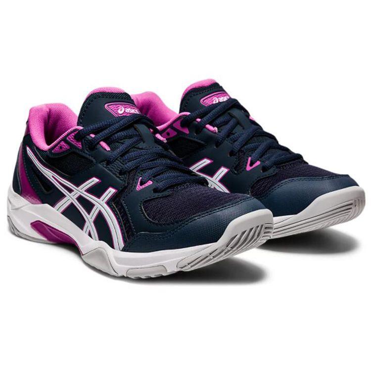 Asics Gel Rocket 10 Французский синий фиолетовый Женские кроссовки Белый 1072A056-400