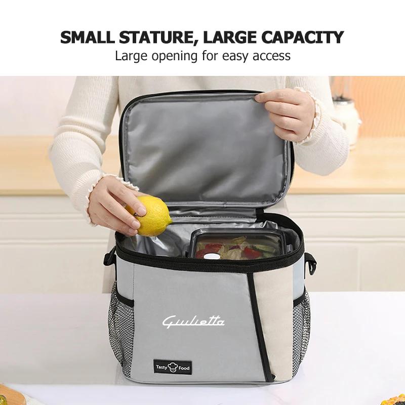 Car Stickers For Alfa Romeo For Alfa Romeo Car Logo Portable Waterproof And Insulated Lunch Box Bento Pouch Accessories 159 Giul