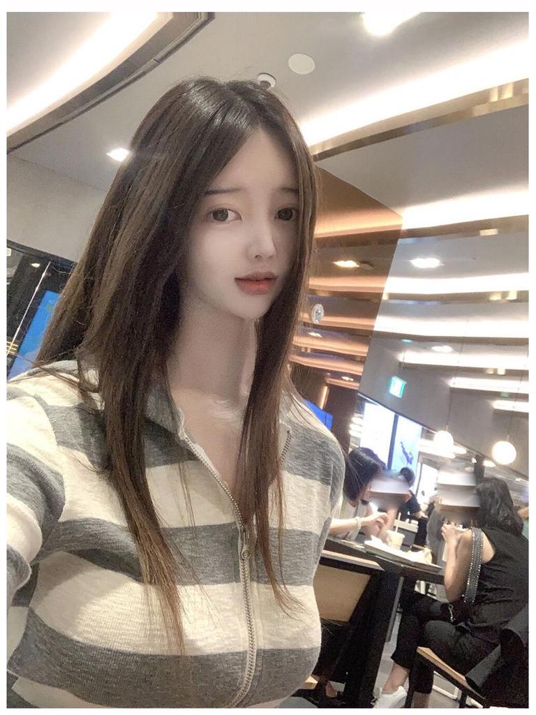 Корейский тонкий полосатый кардиган с капюшоном - Повседневный и универсальный стиль