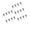 20Pcs Floating Bait Boilie Screws With Ring Swivel Hair Rig Hook Link Stop Beads Baits Screw Carp Fishing Accessories