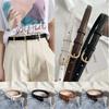 Simple Women Belt Adjustable Decorative Belt Simple Jeans Belt