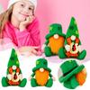 St. Patrick's Day Decorative Supplies Festival Rudolph Doll Green Doll Gnome Ornament