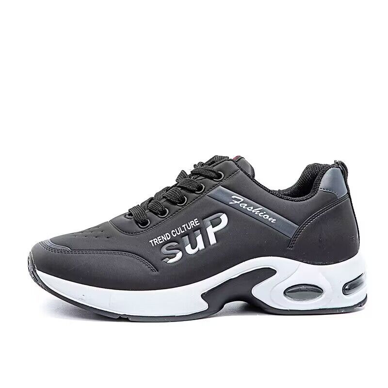 Youth Trendy Outdoor Running Shoes Breathable Mesh Shoes Thick Soled Casual Men's Shoes Versatile Board Shoes