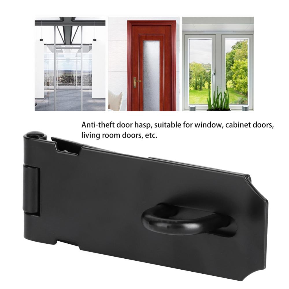 4 Inch Lock Hasp Latch Stainless Steel Padlock Hasp Latch Heavy Door Hasp Latch Cabinet