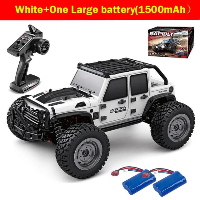 Новые быстрые радиоуправляемые автомобили 50 км/ч 1/16 Off Road 4WD со светодиодными фарами 2,4G Водонепроницаемый пульт дистанционного управления Monster Truck для взрослых и детей