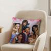 KKatSeye SINGER Pillow Covers Cartoon Sofa Decorative Home Doublesided Printing Short Plush Cute Cushion Cover