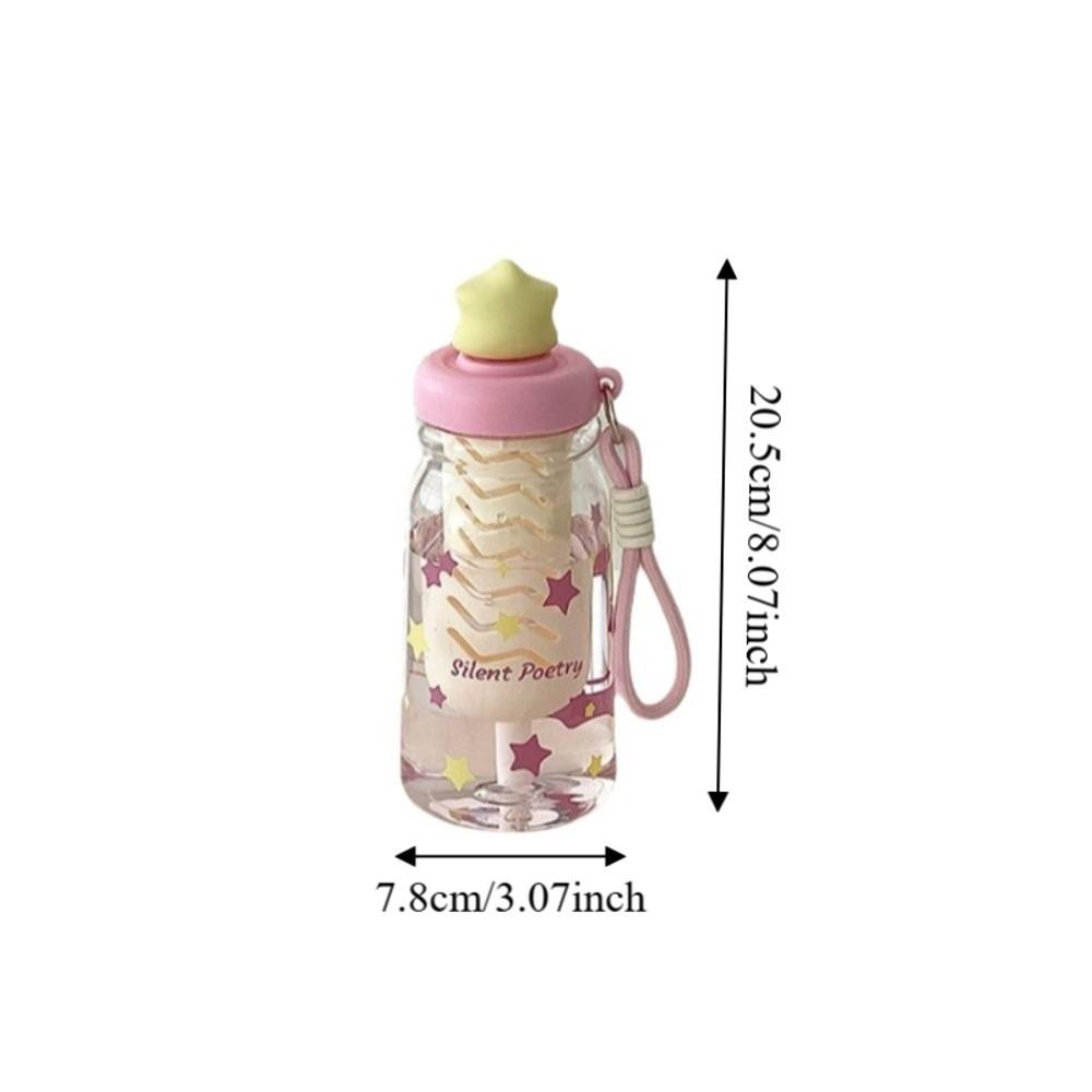 Large Capacity Star Water Bottle BPA Free Drinking Bottle With Tea Infuser School