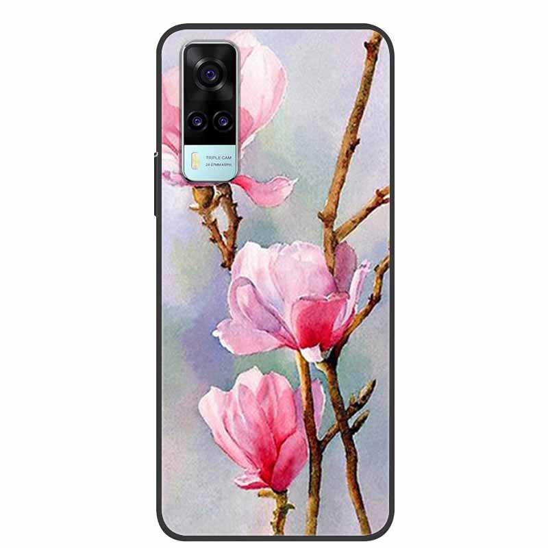 Чехол для vivo Y31 2021 Ударопрочный Мягкий силикон ТПУ Задняя крышка Для Vivo Y53S 4G Y31 2021 Y 31 Чехол V2036 Чехол для телефона Милый мультяшный