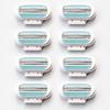 1-20PCS Women's Trim Hair Remover Beauty Tools Three Layer Razor Machine Replaceable Easy To Use Care Body Razor Cartridges Safety Razors