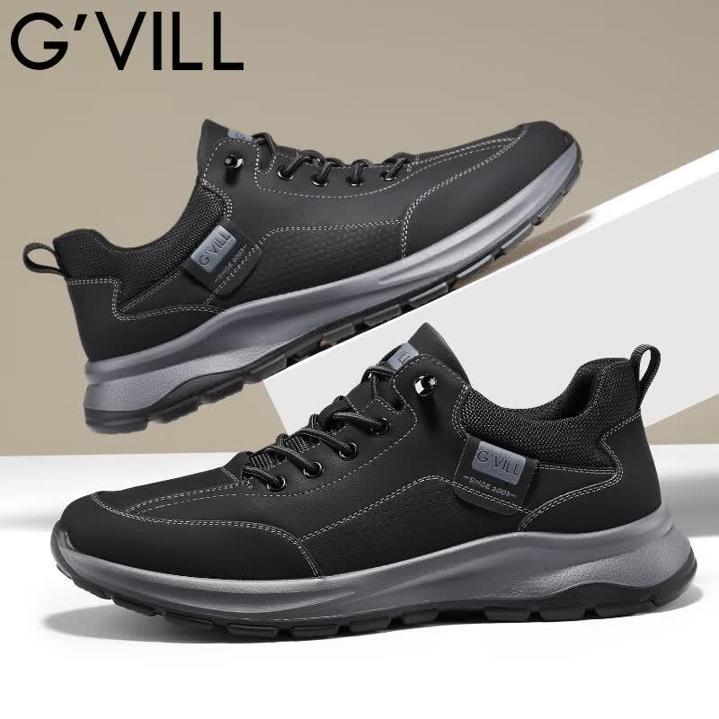 Мужские дышащие кожаные туфли в стиле business casual от Guizhibu