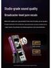 USB-конденсаторный микрофон с RGB-подсветкой (собственная разработка) – Идеально подходит для прямых трансляций, записи, шумоподавления, игровых комментариев и киберспорта.