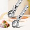 Ice Cream Scoop Stainless Steel Easy To Clean Perfect Circle Design Food Grade Dishwasher Safe Ice Cream Scoop