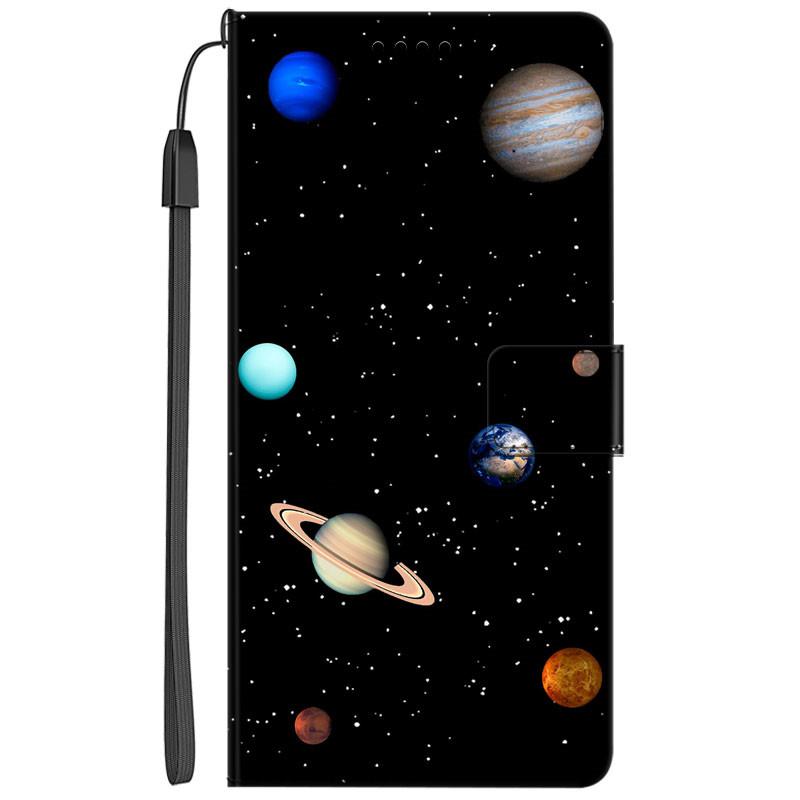 Flip Leather Case For Samsung S24 Ultra 5G Cover Book Wallet Seascape Coque for Samsung Galaxy S23 S22 S21 S20 Ultra S24Ultra