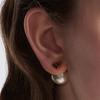 Dior Металлические серьги с узором в виде сердец Женские серьги Золото Белый E3292WOMCY