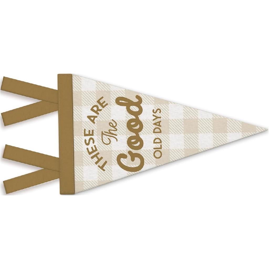 Coastal Granddaughter Room Decor, Surf Pennant Felt Banners Flags, Nautical Coastal Ocean Nursery Wall Hanging Banner for Toddler Girls Room Bedroom