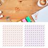 100 Pcs  Clips Hollow Heart Shape Strong Clamping Force Metal Small  Clips for Office Do