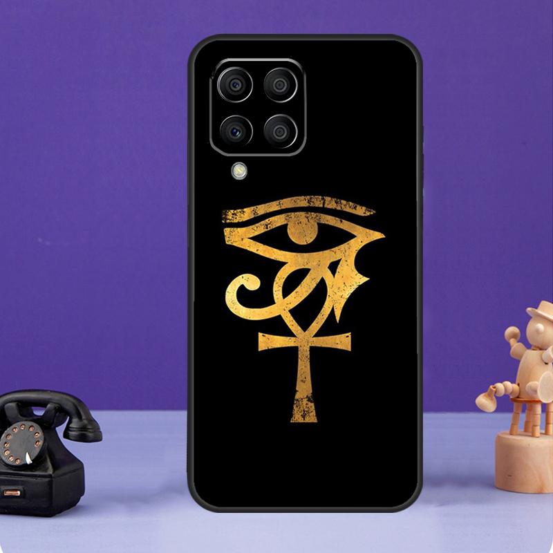 Чехол Eye of Horus Egypt для Samsung Galaxy M12 M32 M52 M55 M13 M33 M53 M14 M34 M54 M20 M30s M31s M51 M31 M21