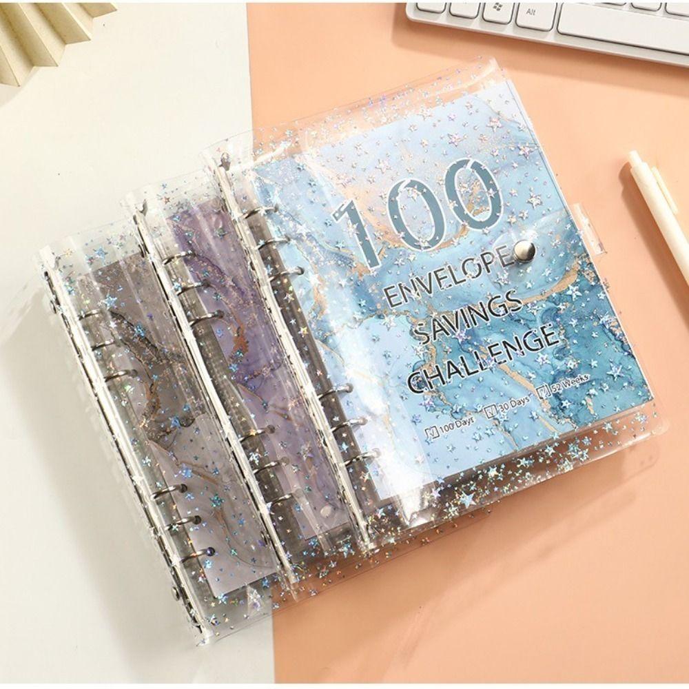 Shining 100 Envelopes Money Saving Challenge Large Capacity Savings Challenges Book  Children
