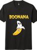 Boonana Ghost Banana Unisex Tee|Halloween for Partiesand Casual Days Humor T-shirt