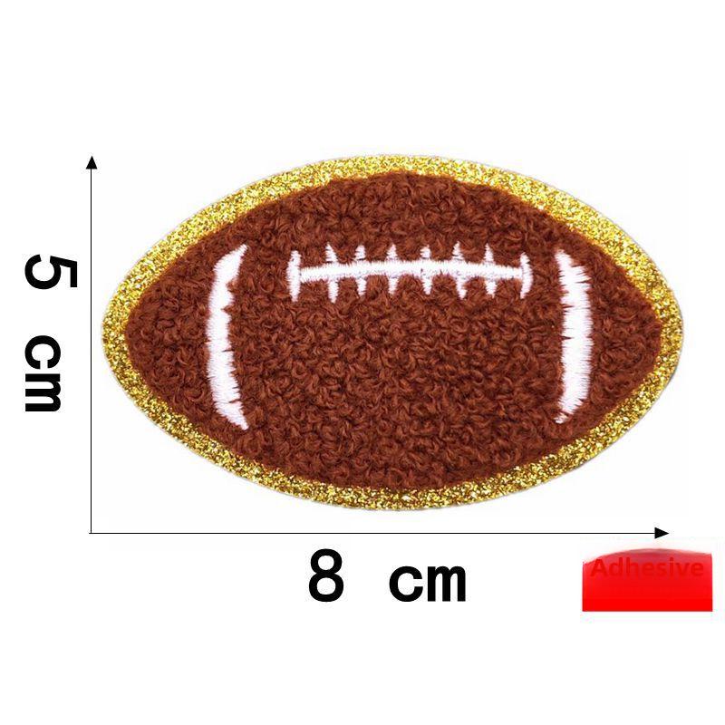 Вышитая нашивка из синели Jianxing Sports для футбола, баскетбола, регби и бейсбола