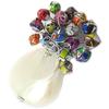 [N9545] - Artisanal 'New Life' Multi-colored Mother-of-pearl Brooch (handmade)