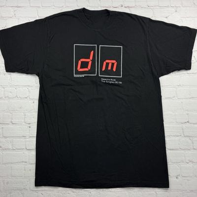 Depeche Mode 1998 The Singles Tour Футболка S-235XL Футболка Унисекс Футболка