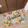 Front Door Welcome Mat with Anti-Slip Backing Wear Resistant Highly Absorbent Decorative Entry Door Mat Floor Rug