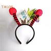 Повязка на голову в виде пчелы на Хэллоуин, рождественскую вечеринку, праздничный обруч для волос в виде пчелы, аксессуары для волос на праздничную вечеринку