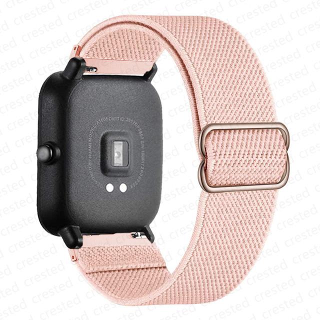 Нейлоновый ремешок Для Amazfit GTS 4/2/2e/3/GTS2 Mini/GTR/4/3/Pro/GTR2/stratos Браслет ремешок Amazfit bip 6 5 3 20мм/22мм Ремешки для часов