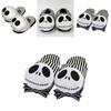 Soft And Snuggly Jack Skellington Plush Slippers Perfect For Holiday Relaxation