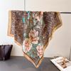 Luxury Brand Print 70cm Square Scarves Women's Designer Silk Scarf Bandana Small Neckties Hairbands Foulard Shawl